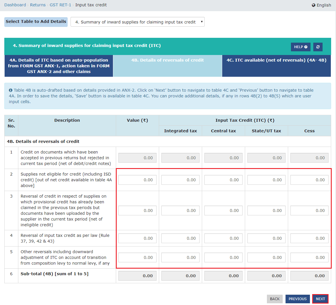 NEW GST RETURN FORM GST RET-1 - Filing Of GSTR-1 Return