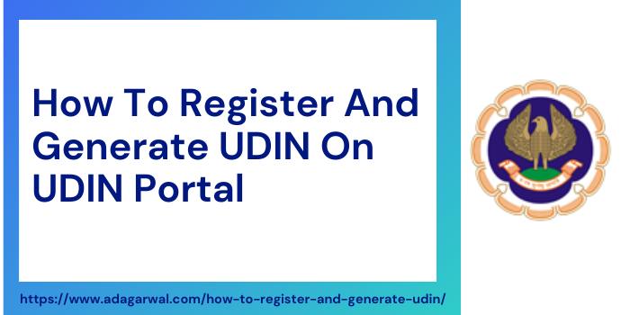How to Generate Generate UDIN and Register UDIN on UDIN portal